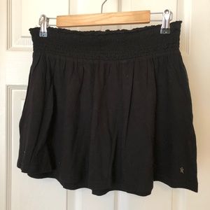 Hurley Mini Skirt with Crochet Detail  Waistband